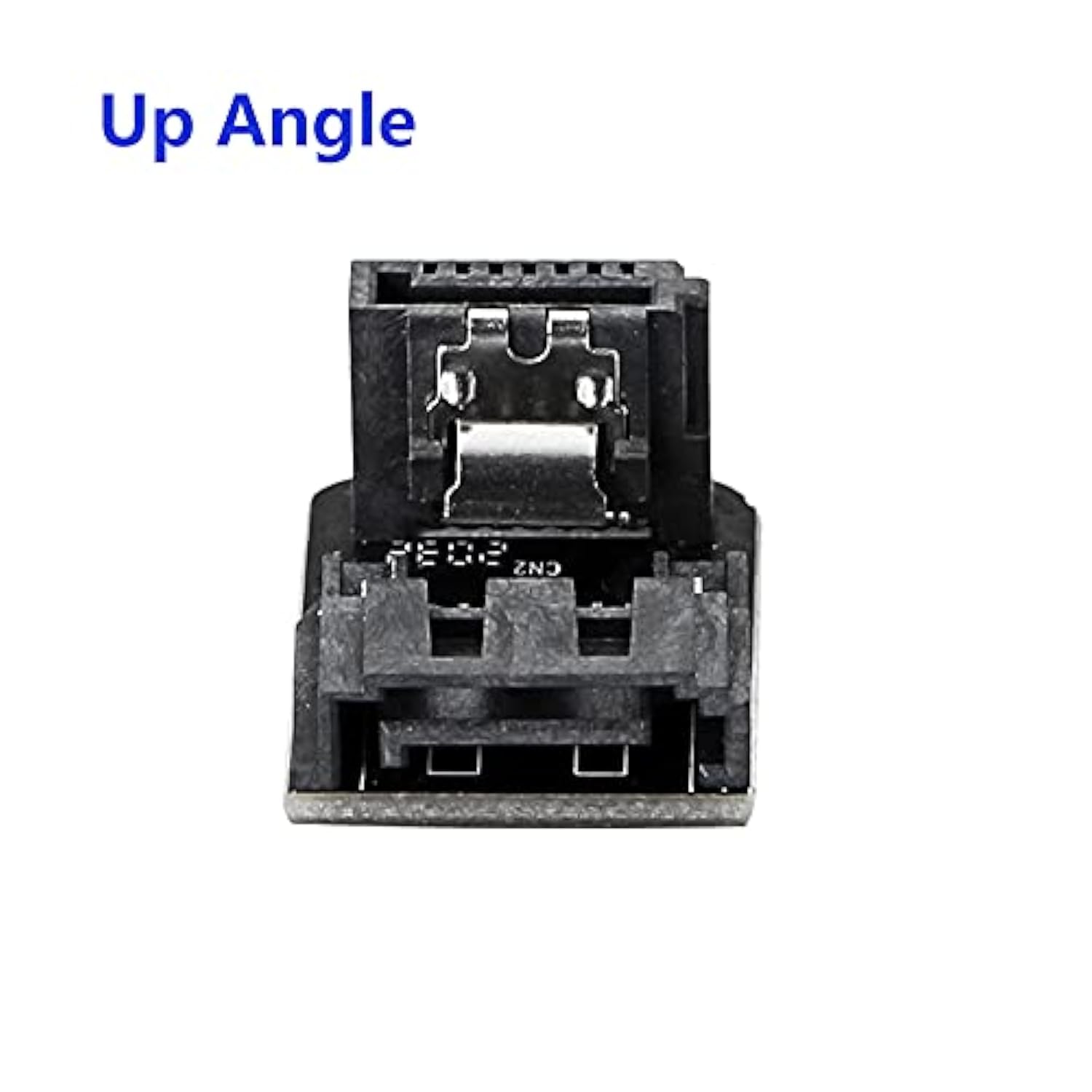 90 Degree Sata Adapter, Up Angle Sata 7Pin Male To Female Converter For Mother