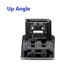 90 Degree Sata Adapter, Up Angle Sata 7Pin Male To Female Converter For Mother