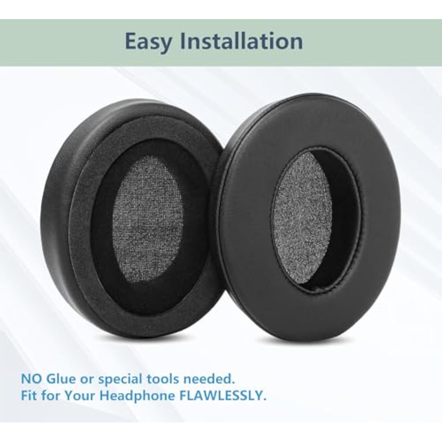 Prime Earpads Replacement Compatible With Taotronics Tt-Bh22 Soundsurge 22 Anc Headphone Ear Pads Cushion(Protein Leather/Memory Foam)