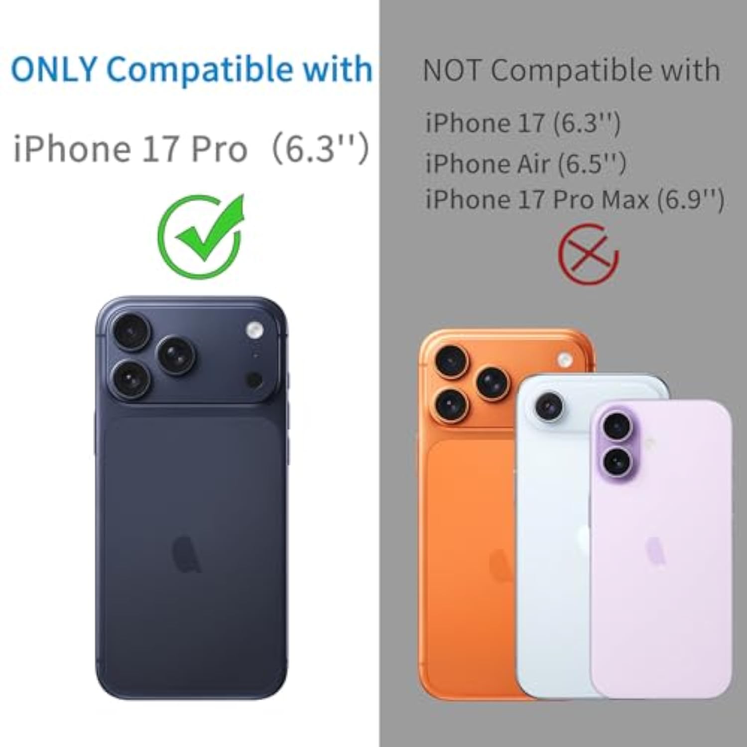 3 Pack Camera Lens Protector For Iphone 17 Pro, Tempered Glass, Ultra Hd, 9H Hardness, Anti-Scratch, Case Friendly,[No Affect On Night Shots], Glitter Black