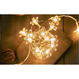Flower String Lights, 10Ft 20 Led Usb Powered Cherry Blossom Fairy String Lights For Party Birthday Wedding Christmas Ho