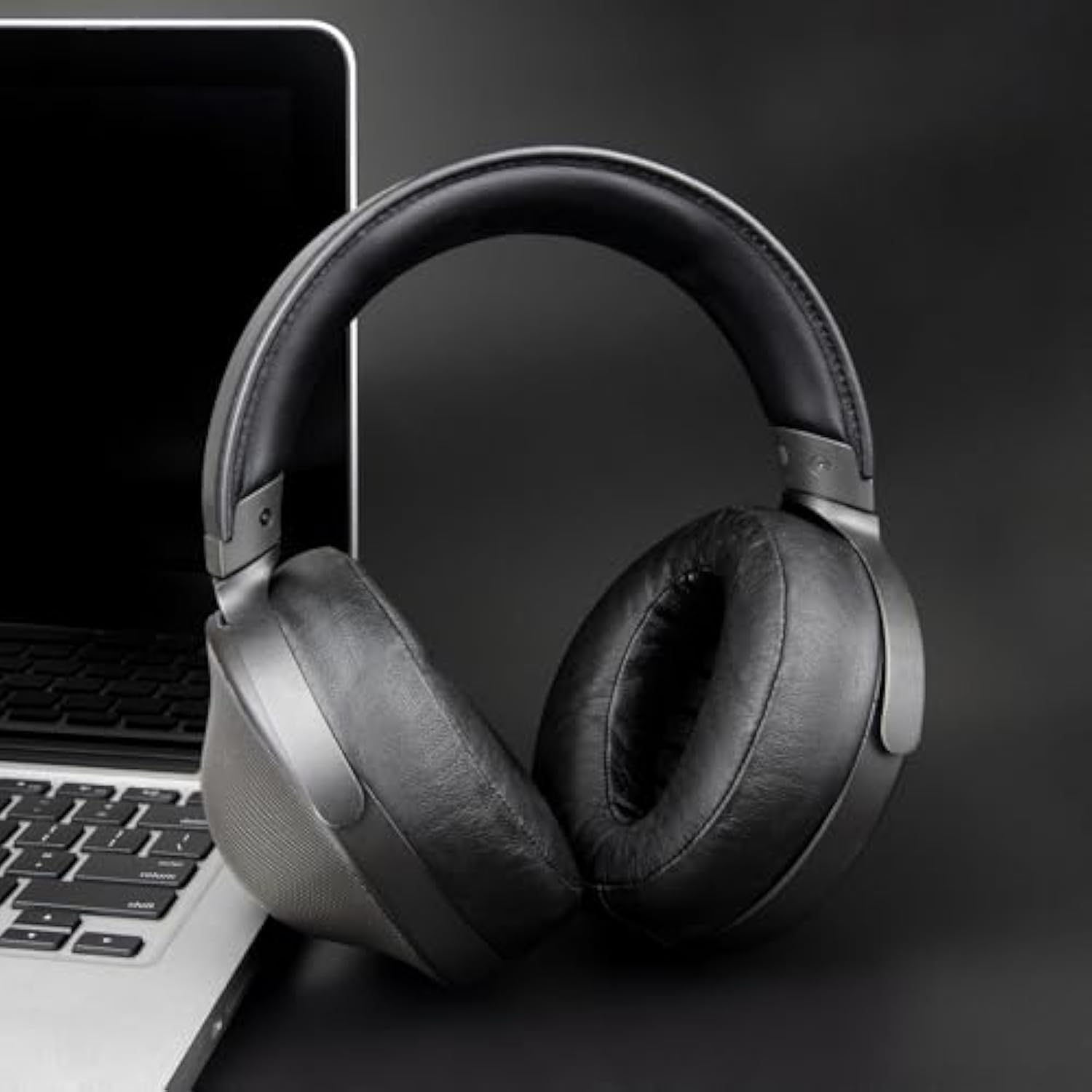 Replacement Earpads For Sony Mdr-Z1R (Mdrz1R) Ww2 Signature Hi-Res Headphones, Ear Pads Cushions With Soft Protein Leather - Black