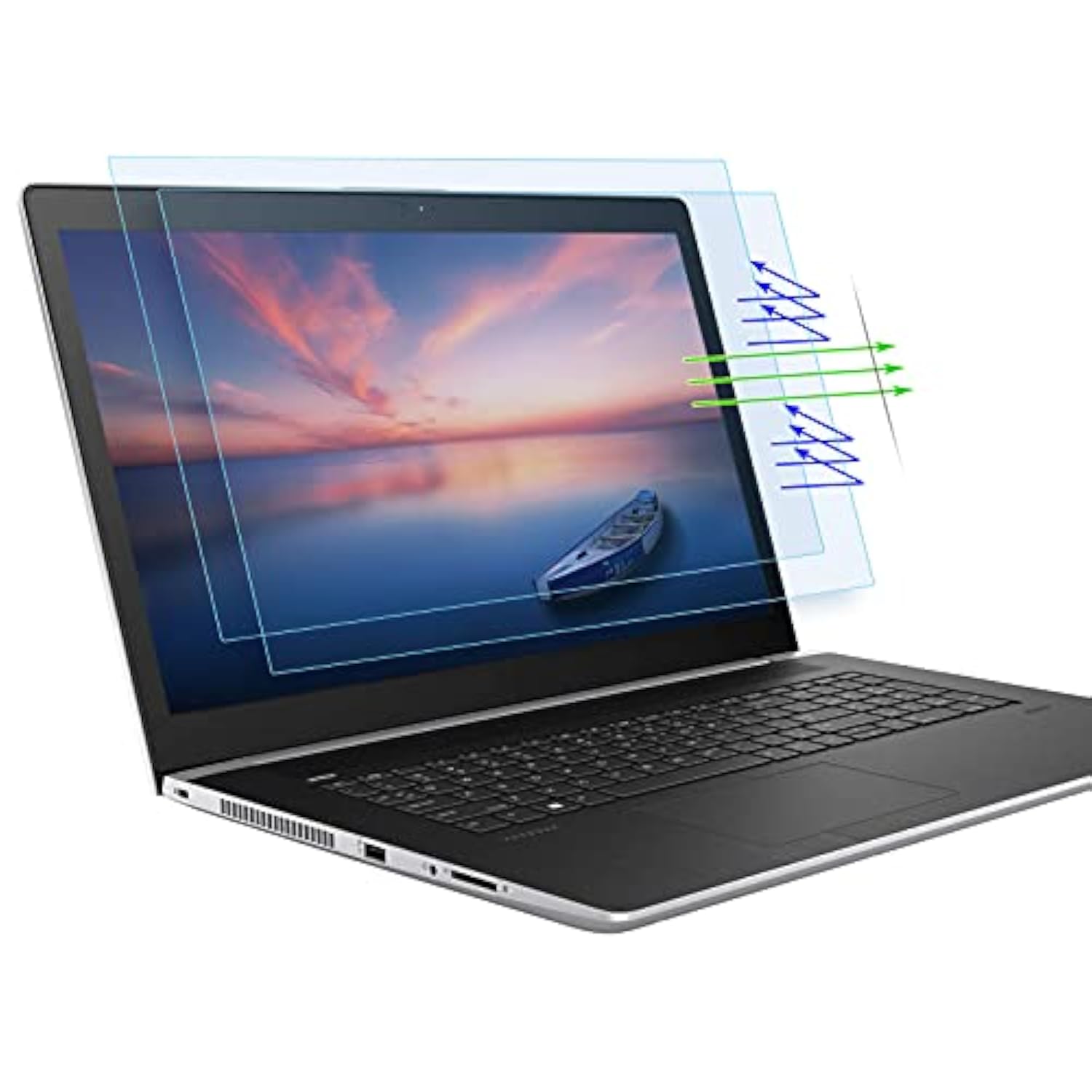 15.6 inch Laptop Screen Protector Blue Light Anti Glare Filter for HP Envy X360 15.6 inch