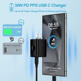 30W Fast Charger Block Type C Wall Adapter Quick Charger For Motorola G Stylus 5G/Edge 2024/G 5G/G Power/G Fast/G Pure/Edge 50 Ultra/X50 Ultra/Razr 50 Ultra/Razr+/G75/G85,Android Phone Charger Plug