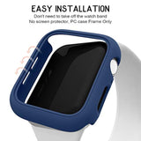 4 Pack Hard Pc Bumper Case Compatible With Apple Watch Se (2Nd Gen) Series 6 Series 5 Series 4 44Mm Without Screen Protector, Scratch Resistant Protective Frame Edge Cover For Iwatch 44Mm
