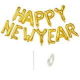 16 Inch Happy New Year Gold Foil Balloon Banner Party Decoration