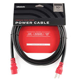 D'Addario Accessories IEC power cable - IEC to NEMA Plug Power Cable, 10FT (North America) Male to Female