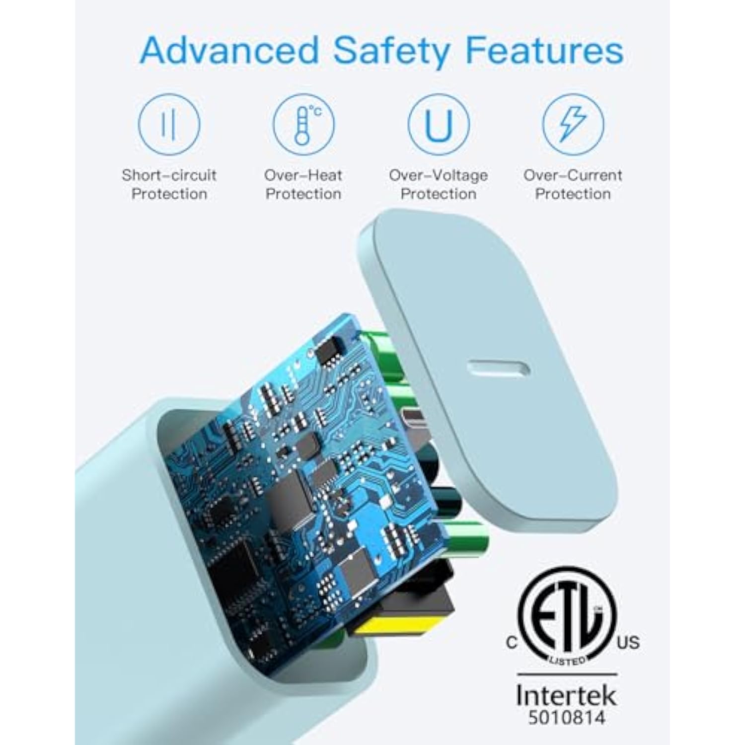 I Phone Charger Fast Charging, 4 Pack 20W Fast Charger I-Phone With 6 Ft Usb C Charger Cord, Ip14 13 Fast Chargering Compatible With Ip14 13 12 11 Pro Max,14 Plus,Xr,Xsmax- Blue