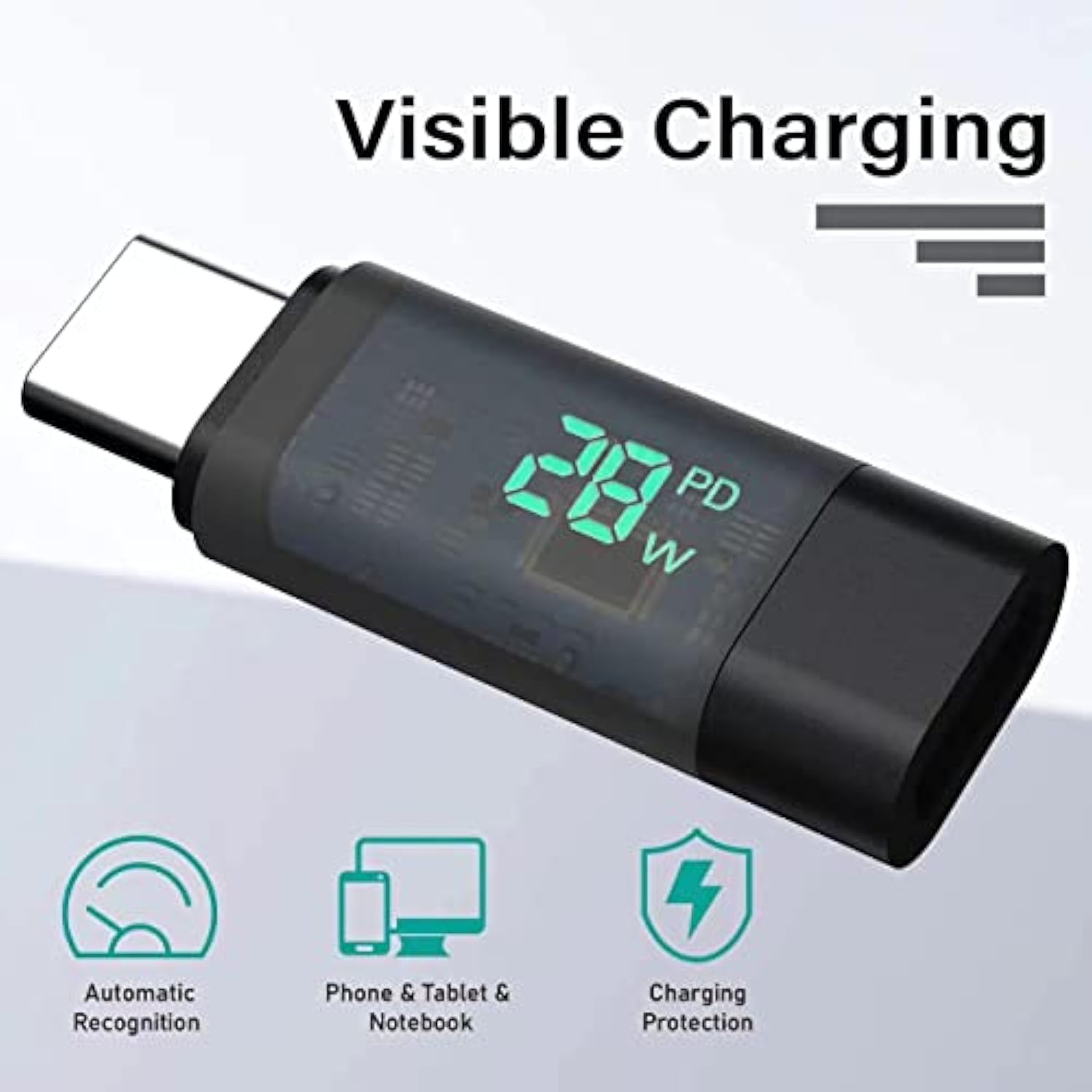 2Pack Usb C Extender Adapter 3.2/40Gbps Short Dock Extension Type-C 8K@60Hz Pd
