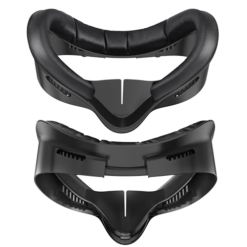 Facial Interface Compatible Accessories With Meta Quest 3S: Face Cover Pad For Oculus Quest 3S - Sweat-Proof Pu Leather Face Cushion - Not Compatible With Quest 3