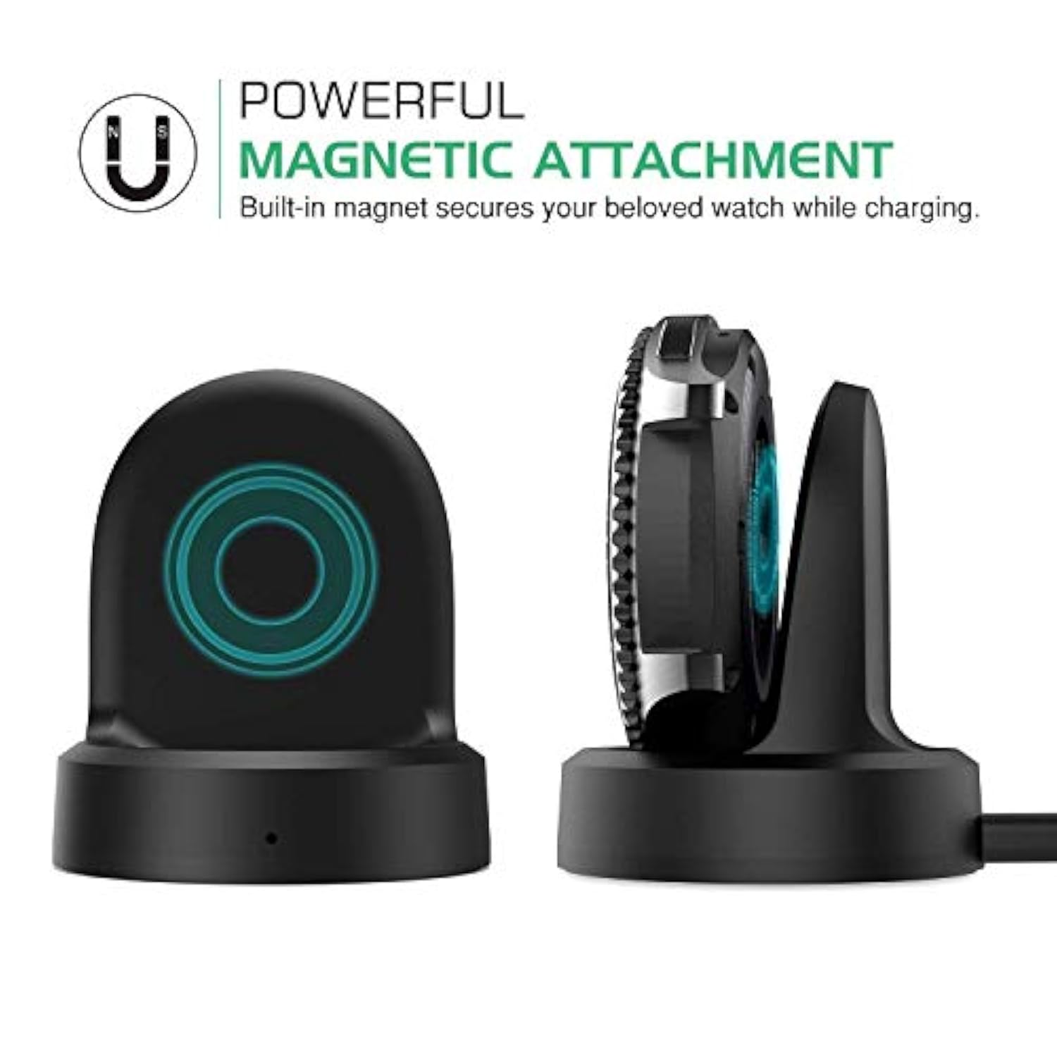 Galaxy Watch Charger 42Mm 46Mm, Replacement Charging Dock Cradle For Samsung Galaxy Smart Watch Sm-R800 Sm-R810 Sm-R815 Gear S2 S3 Sport