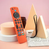 Silicone Fire TV Remote Case for Omni & 4-Series Shockproof Orange