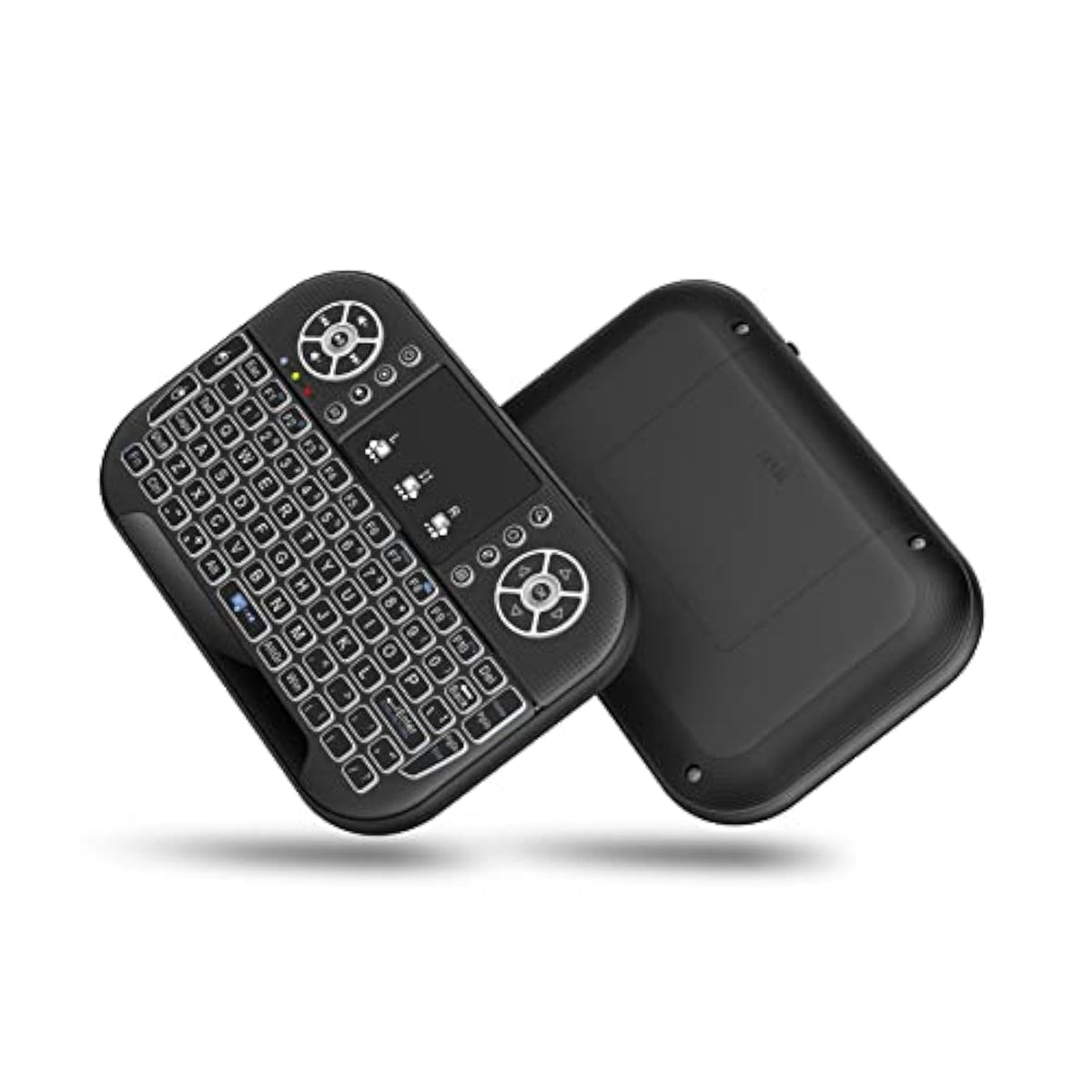 Mini Bluetooth Keyboard, Dual Modes(2.4Ghz/Bluetooth) Wireless Keyboard Controller With Touchpad Mouse Combo,3 Or 7 Colors Rgb Backlit, Portable/Rechargeble, For Computer/Tablet/Mobile Phone/Tv Box