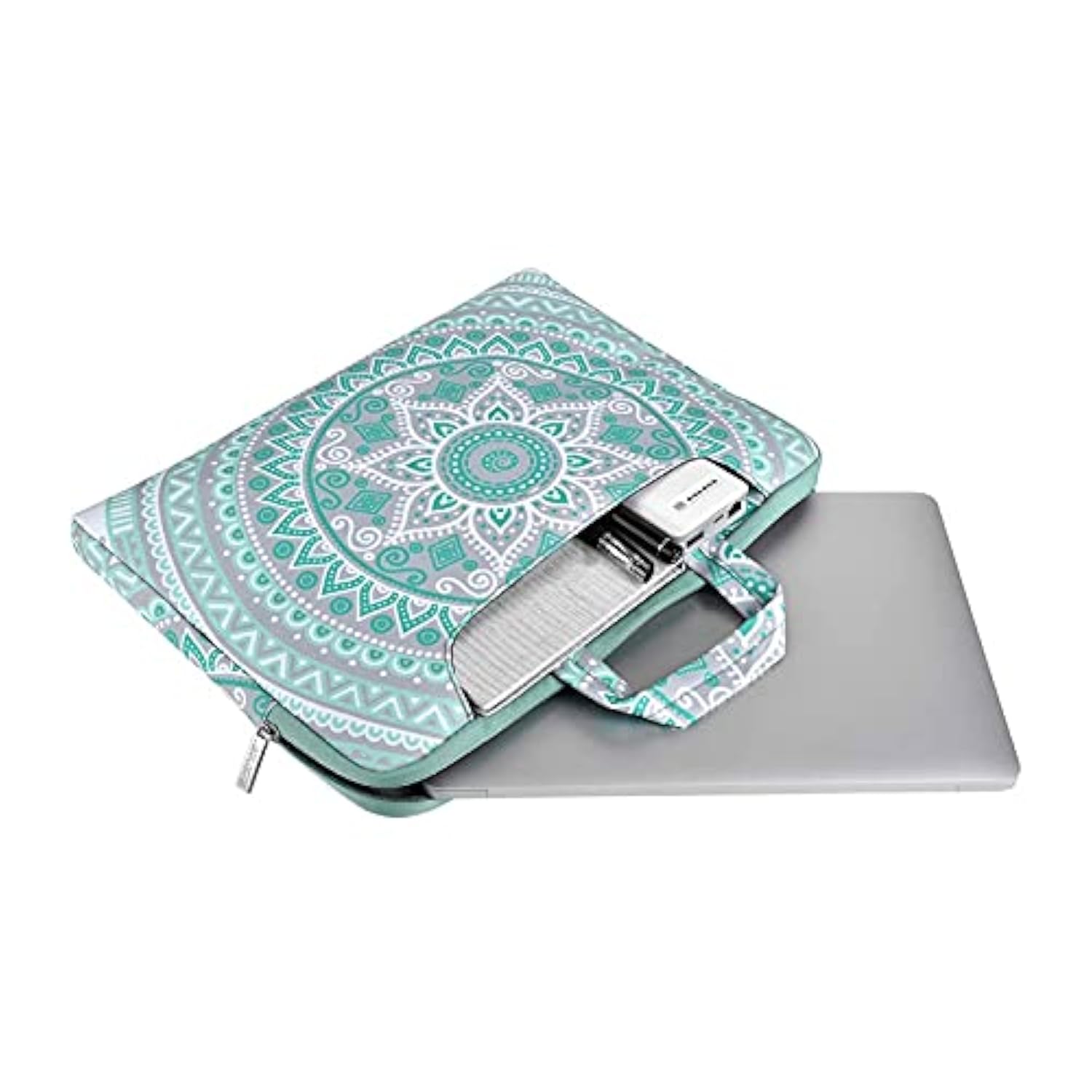 MOSISO Laptop Shoulder Bag Compatible with MacBook Air 13 M2 A2681 M1 A2337 A2179 A1932/Pro M2 M1 A2338 A2251 A2289 A2159 A1989 A1706 A1708, Carrying Briefcase Handbag Sleeve Mandala MO-MDL001