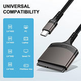 5Gbps Usb-C Type-C To Sata 22 Pin Adapter Cable For 2.5" Hard Disk Driver Ssd