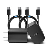 45W Samsung Usb C Super Fast Charger, 2 Pack Pd 3.0 Charging With 6Ft Cable For Samsung Galaxy S24 Ultra/S24 Plus/S24+/S23 Ultra/S23+/S22 Ultra/S22 Plus/S21/Note 20/Note10+