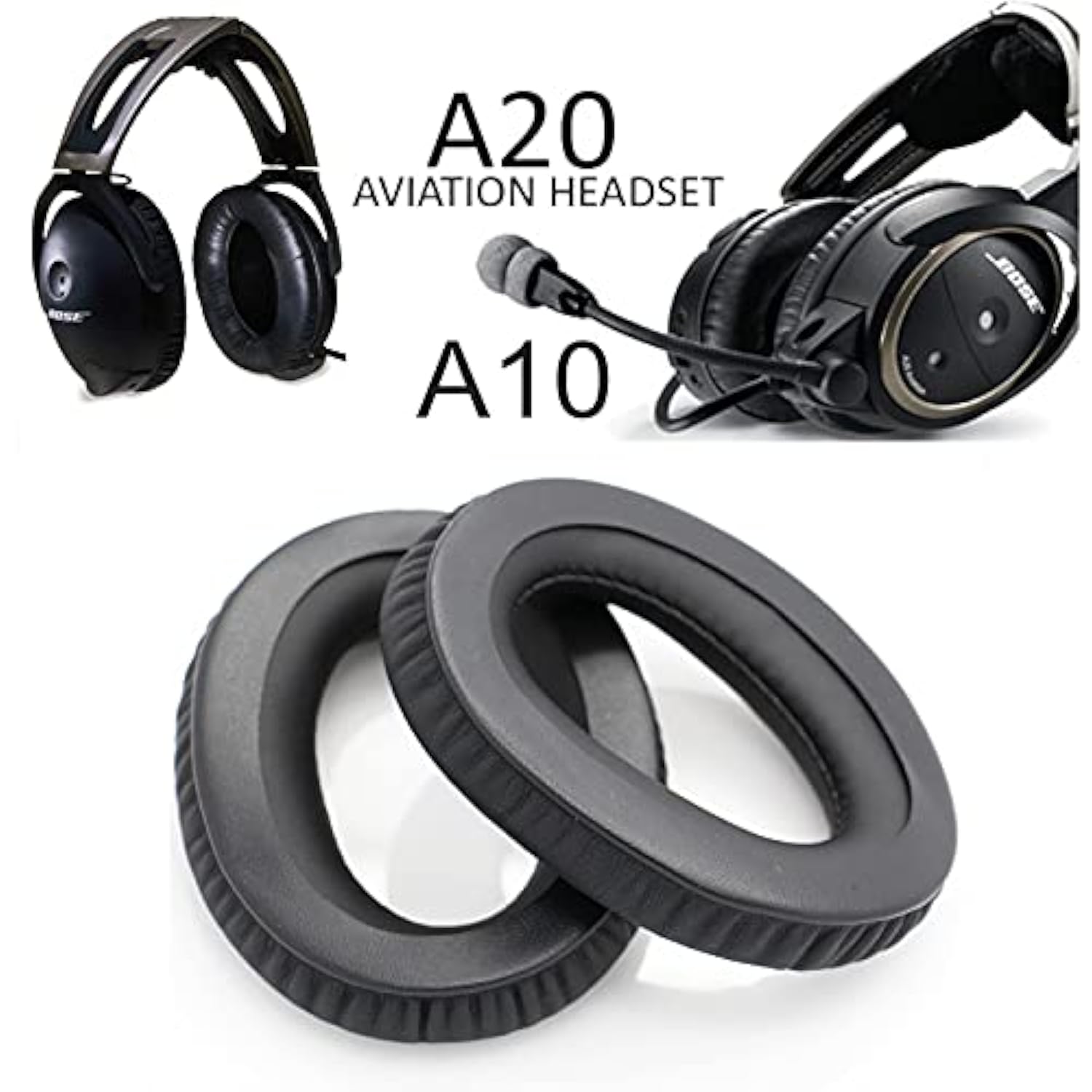 A10 Headset Ear Cushions Replacement Ear Pads Compatible With Bose Aviation Headset X A10 A20 Headphone
