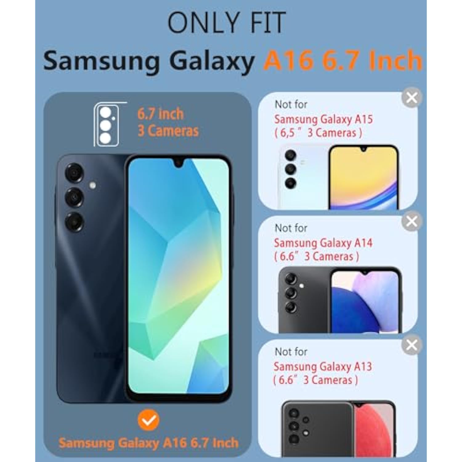 Rugged Dual-Layer Samsung Galaxy A16 5G Case Military-Grade Shockproof Black