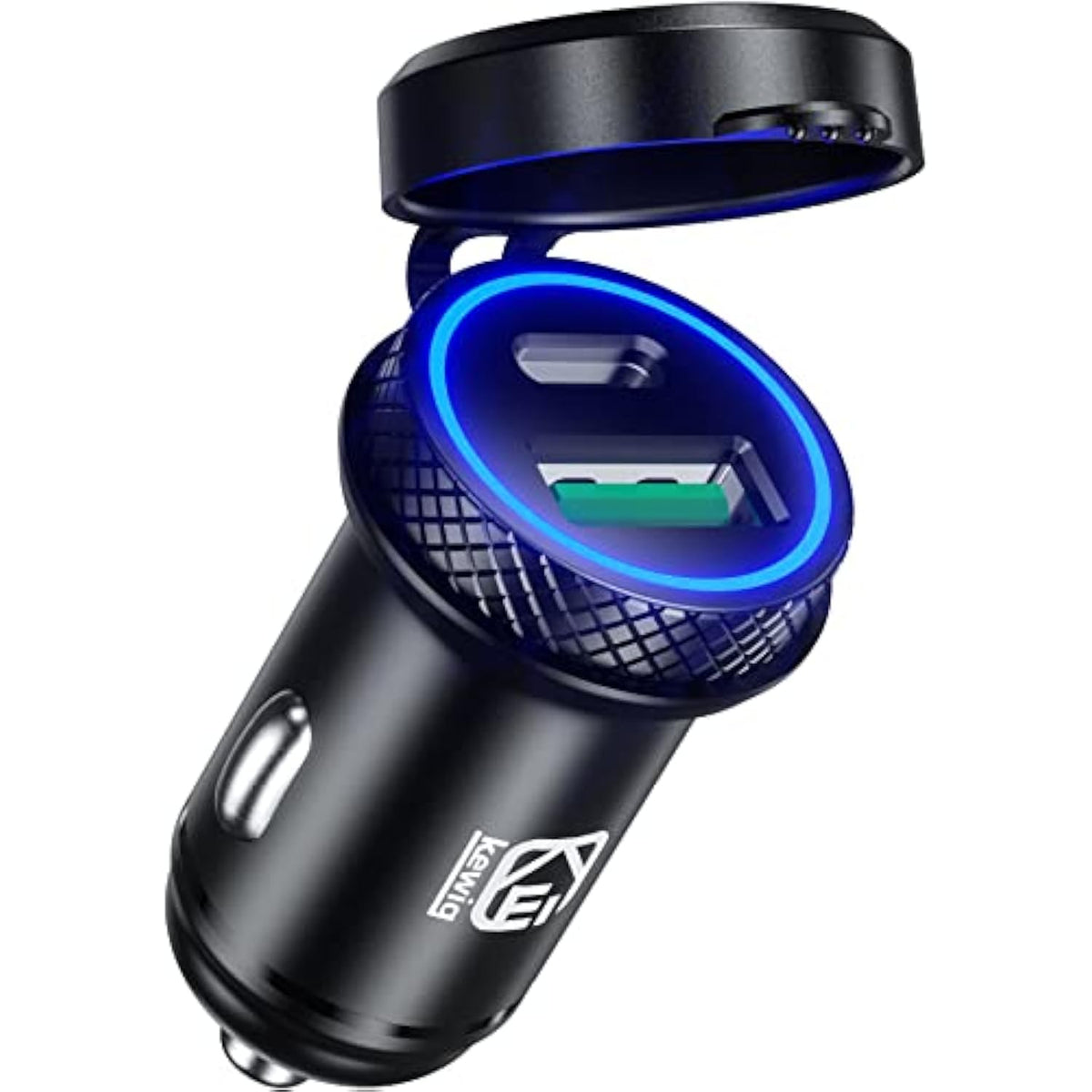 Usb C Car Charger, 60W/5A Super Mini Fast Car Charger Cigarette Lighter Adapter Qc3.0 & Pd Type C Dual Port