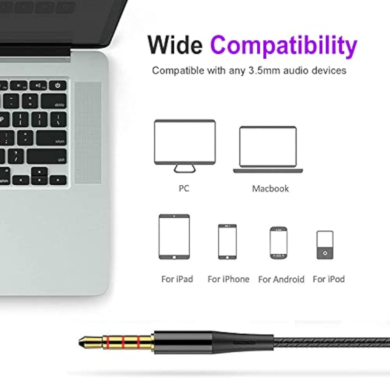 Earbuds Wired With Microphone Pack Of 6, In-Ear Headphones,Noise Isolating,Pow