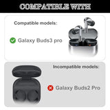 3 Pairs Ear Tips For Galaxy Buds3 Pro (2024), S/M/L 3 Sizes Double Flange Silicone Eartips Earbuds Earplug Replacement Fit In Case Compatible With Samsung Galaxy Buds 3 Pro (Black)