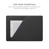 NATIVE UNION Stow Slim for MacBook Pro 13” (2016-2020), MacBook Air 13” (Retina) – Premium MacBook Sleeve with Easy-Access Magnetic Closure and Exterior Pocket (Slate)