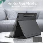 Jetech Case For Samsung Galaxy Tab S10 Fe / S9 Fe 10.9Inch With S Pen Holder, Slim Folio Stand Protective Tablet Cover, Multiangle Viewing (Black)