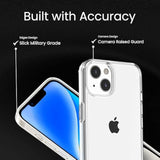 iPhone 13 Clear Anti-Yellow Silicone Case Slim Shockproof 6.1 Inch