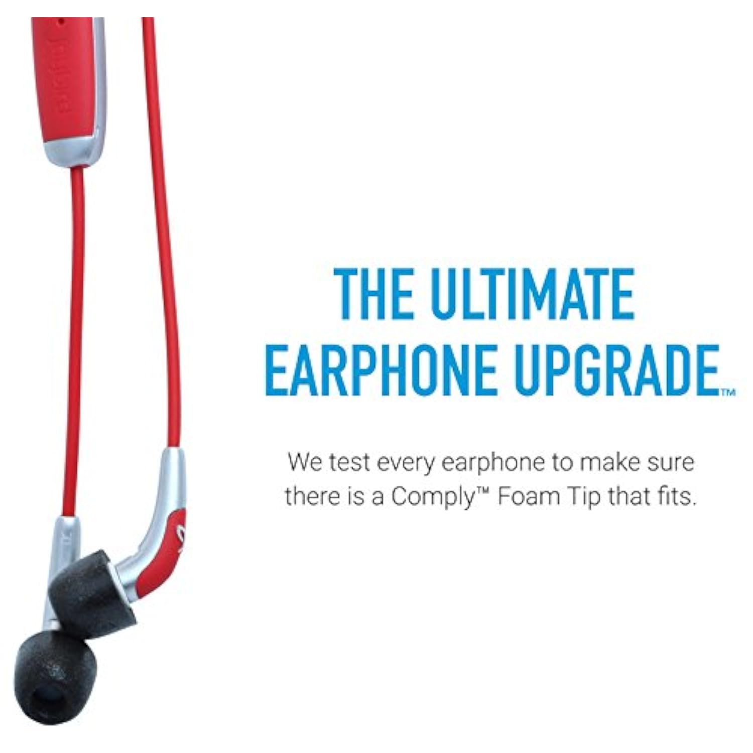 Sport Pro Sx-500 Memory Foam Earphone Tips With Sweatguard, Secure Fit Replacement Earbud Tips For Active Lifestyle (Small, 3 Pairs), Black