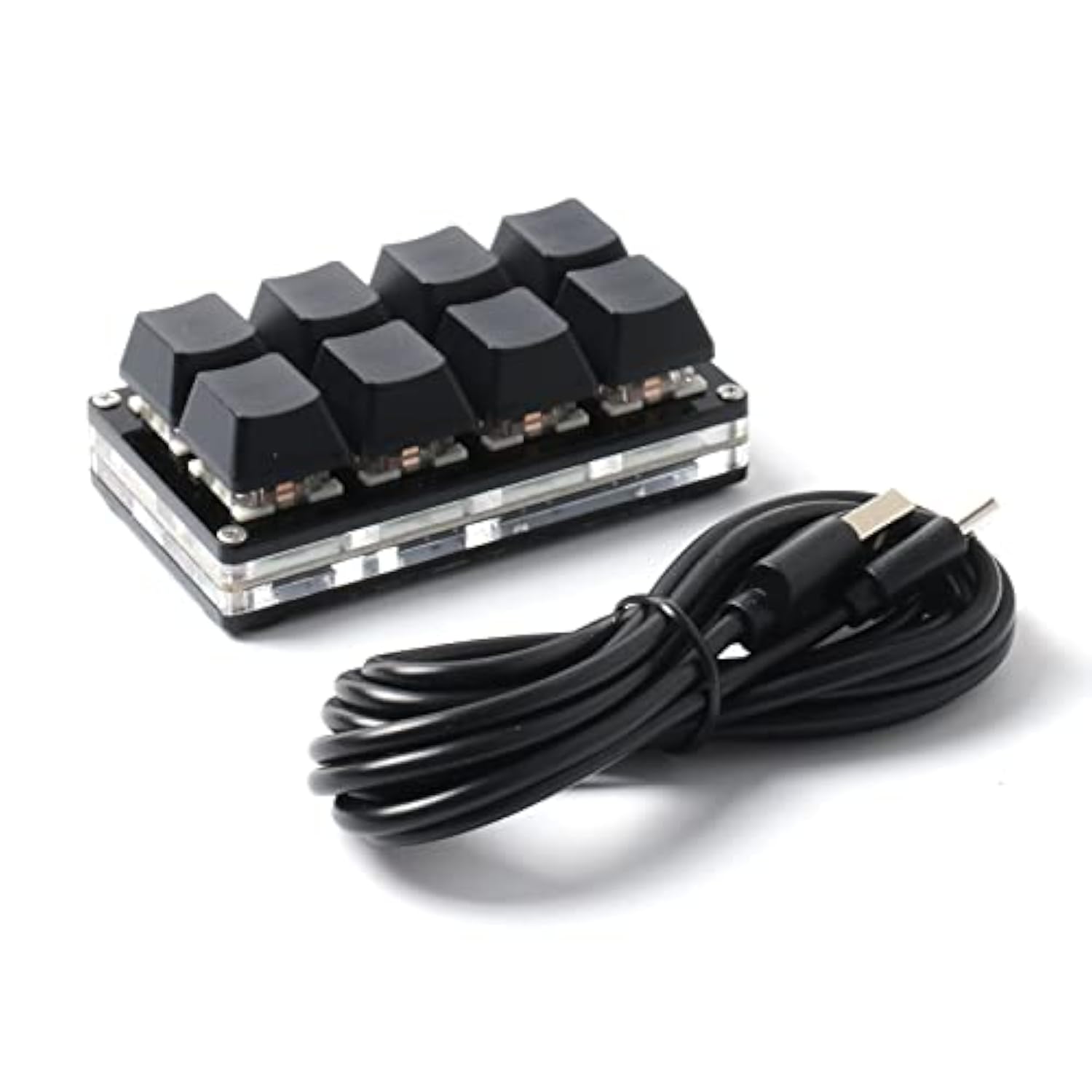 8 Keys Keyboard Usb Interface Custom Copy Paste Shortcuts Mini Mechanical Keyb