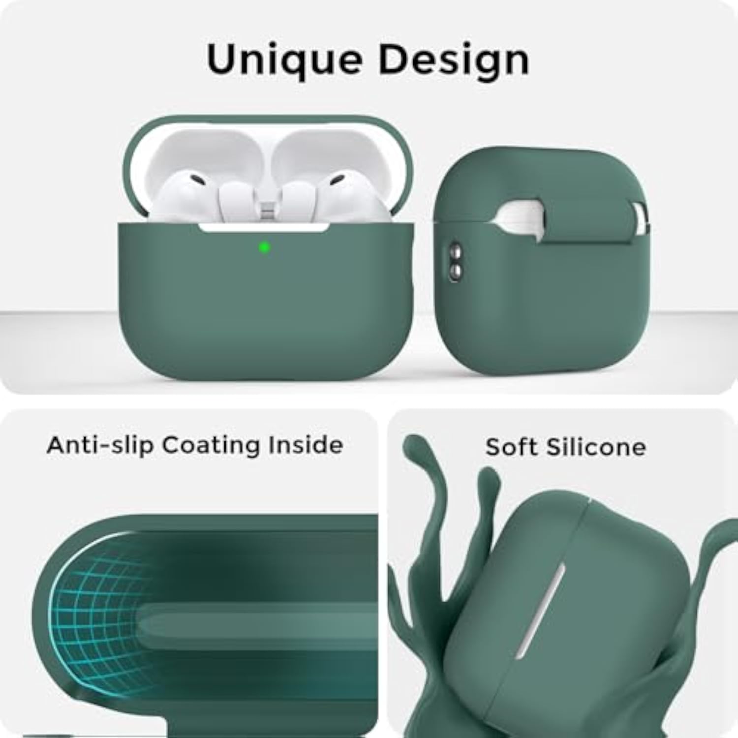 AirPods Pro 3 Case Cover with Cleaning Kit for 2025 Model