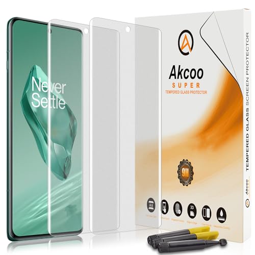 Matte Screen Protector for OnePlus 12, Tempered Glass - 2 Pack, Anti Glare, Anti-Fingerprint, Edge to Edge Protection, Soft Touch, 9H Scratch