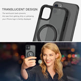 For Iphone 11 Phone Case, Iphone 11 Magnetic Case [Compatible With Magsafe] Rotatable Ring Holder Kickstand Design Shockproof Women Men Girl Boy Protective Cover For Iphone 11 6.1 2019, Black