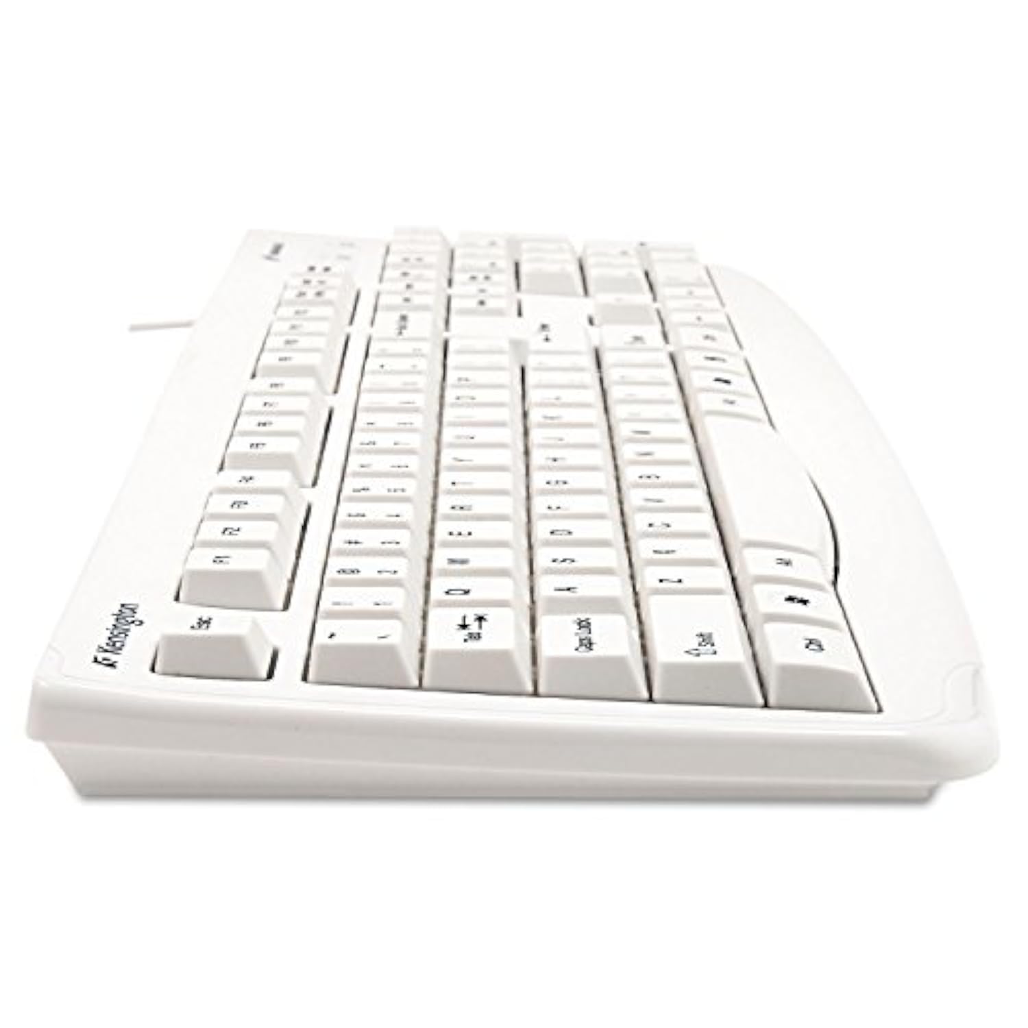 Kensington Pro Fit USB Washable Keyboard, White (K64406US)