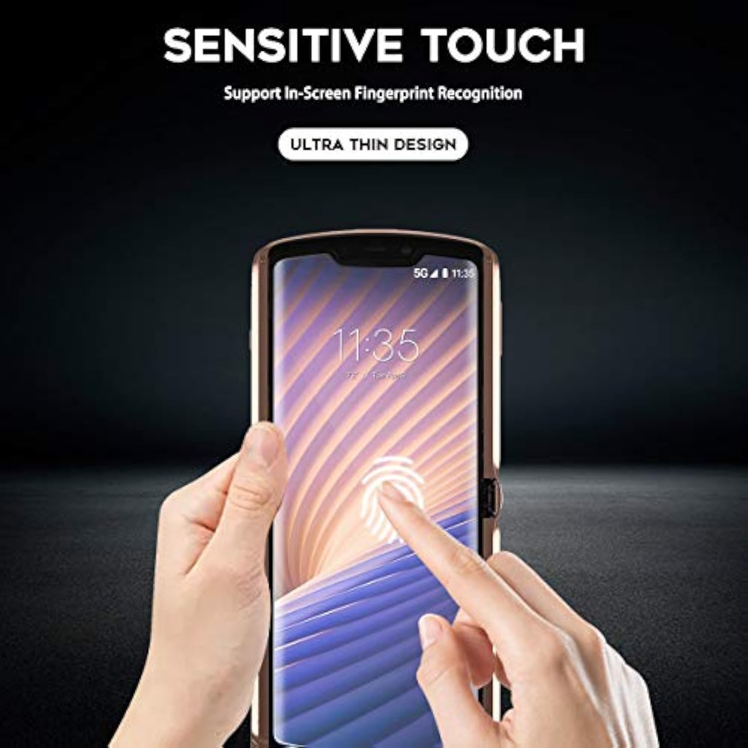 (2 Sets 8 Pcs) Tpu Screen Protector Compatible For Motorola Razr 5G 2020 (Not Glass) Protector De Pantalla High Definition Anti-Scratch Bubble Free