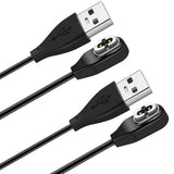 Magnetic Charging Cable for Bone Conduction Headphones, 2-Pack 3.3ft/1m USB Charger Cord Compatible with Shokz OpenRun Pro Mini/Aeropex AS800,