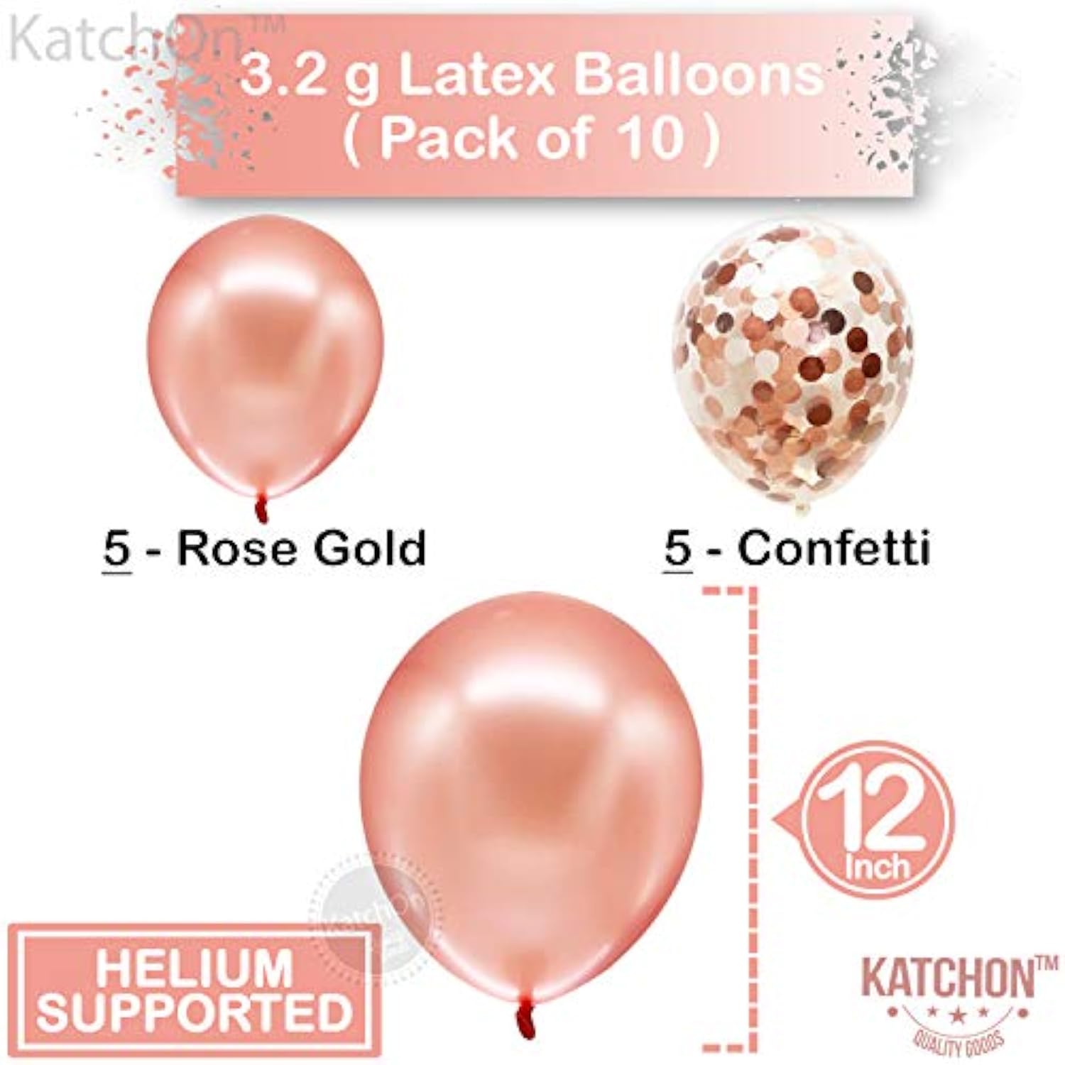 , Rose Gold Sweet 16 Party Decorations - 40 Inch | Rose Gold Sweet 16 Balloons | 16 Rose Gold Balloons Numbers, Confetti Balloons | Birthday Decorations For Girls | Anniversary Decorations