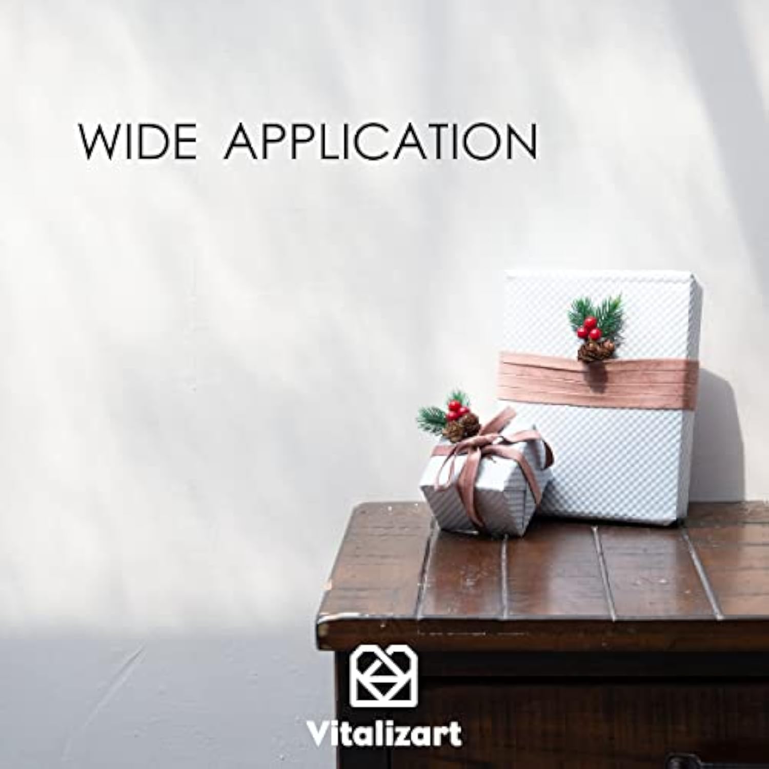 Rose Gold Velvet Ribbon Set 3/8"" X 15Yd Wooden Spool Fabric Trim Eco-