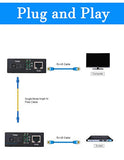 Bidi Gigabit Single Mode Sc Media Converter, 10/100/1000M Fiber To Ethernet Converter, 1000Base-Fx Single Sc To 10/100/1000Base-T/Tx Rj45, Built-In Fiber Module, Smf, 1310/1550Nm, 20Km, 1 Pair
