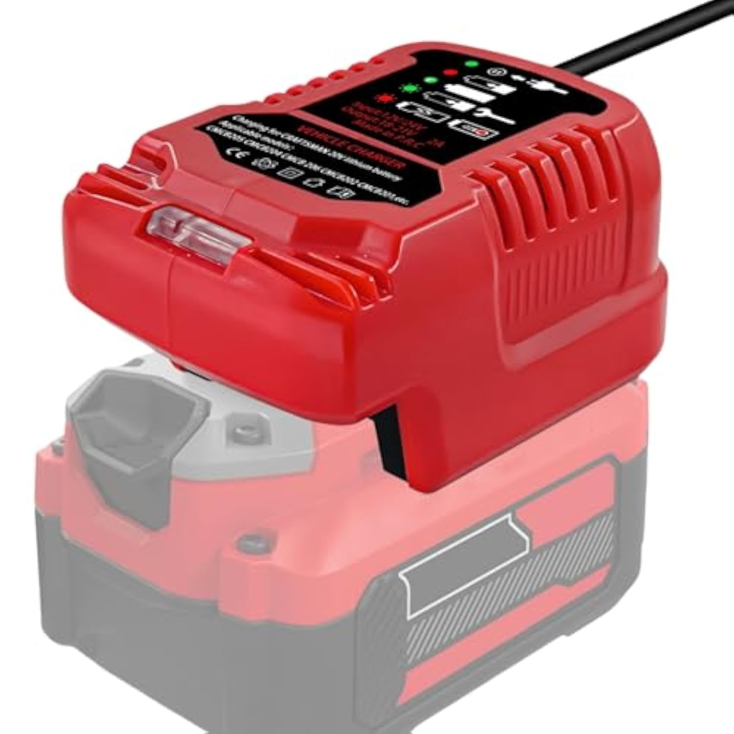 Portable For Craftsman V20 20V Lithium-Ion Battery Charger For Cmcb204 Cmcb202 Cmcb201 Cmcb209 Cmcb205 Charger Station With Led Indicator