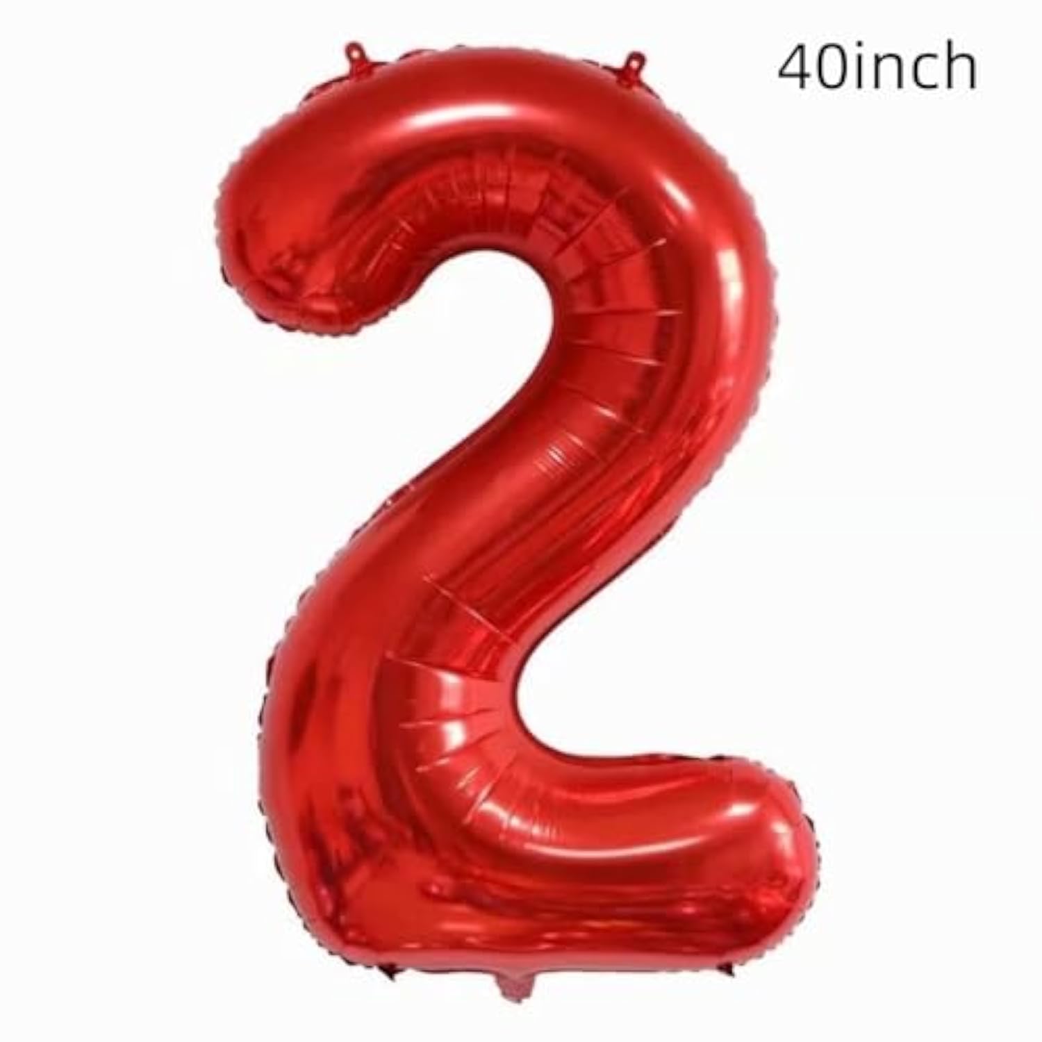 40" Red Number 2 Airplane Balloon Decor for Boys’ 2nd Birthday Party