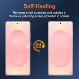 [3 Pack] for Galaxy S25 Plus Matte Screen Protector, Fingerprint Sensor Compatible, Anti-Glare Full Adhesive Flexible Film (Not Glass)
