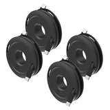 Side Winder Mini And Max Headphone, Earbud And Charging Cable Winder And Organizer Perfect For Wrapping Earbuds And Cords For Travel And Organization 4-Pack (Black, Max)