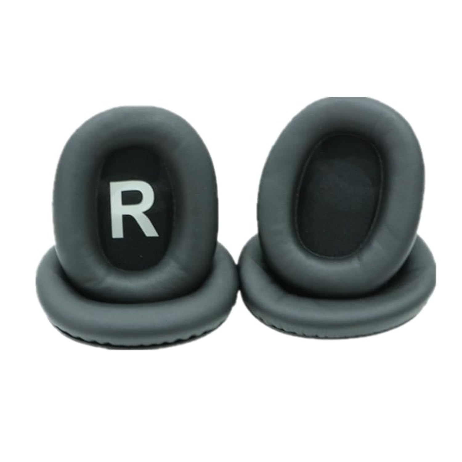 1 Pair Of Protein Pu Leather Ear Cushions, Ear Pads For Headphones, For Mpow H12 With Lr Sign, Easy To Distinguish Left And Right Position, Precise Fit, Black