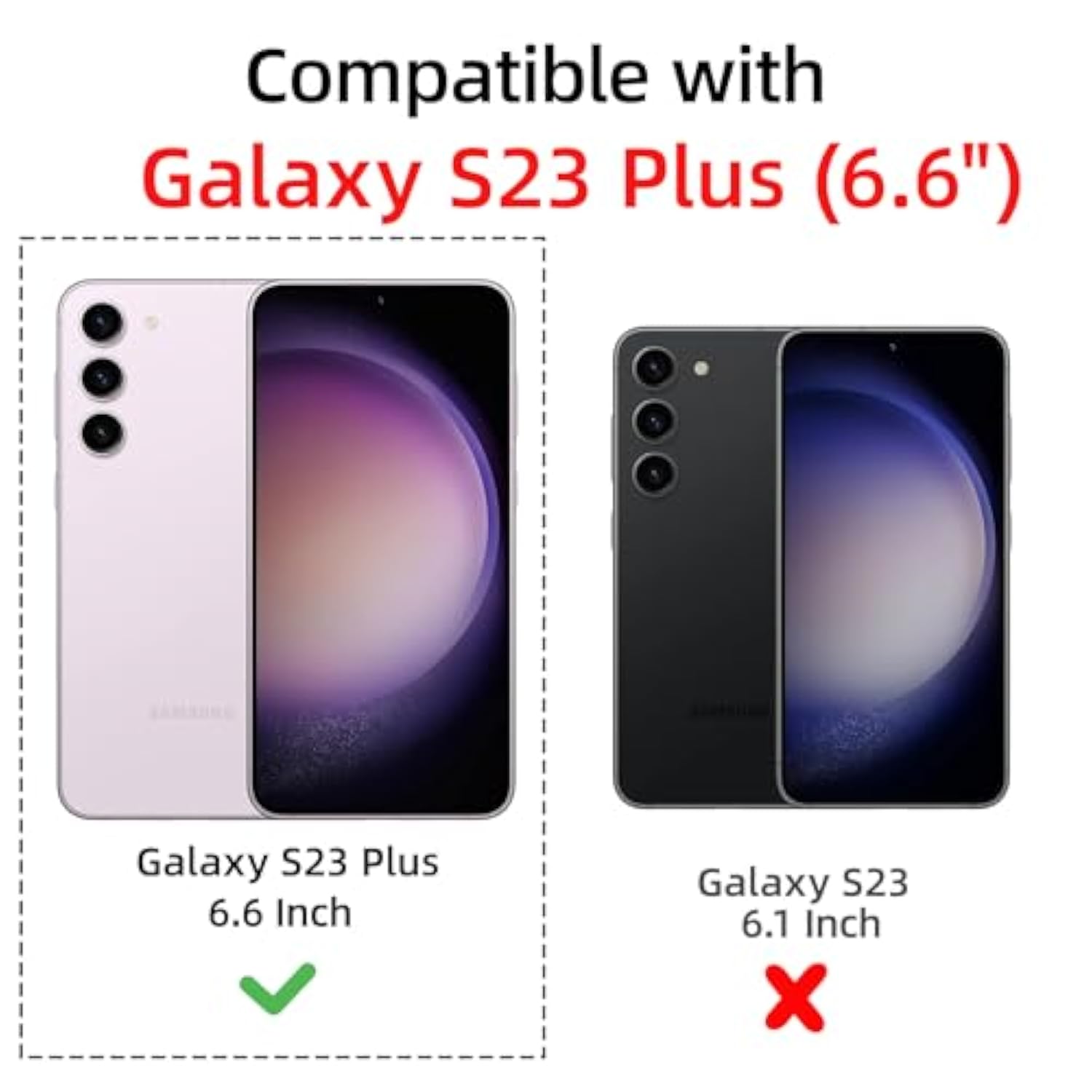 For Samsung Galaxy S23 Plus Case, Floral Flowers Cute Aesthetic Clear Floral Branch Pattern Case For Women Girls,Transparent Slim Soft Shockproof Cover For S23 Plus,Flower Branch