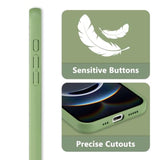 Floral Silicone Case for iPhone 16e and 17e 6.1 Inch Phone Case for Women, Green