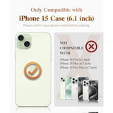 Marble For Iphone 15 Case, With Screen Protector & Camera Lens Protector, [10Ft Military Grade Drop Protection] Slim Tpu Phone Case Cover Women For Iphone 15 6.1" 2023 (Desert Dream/Green)