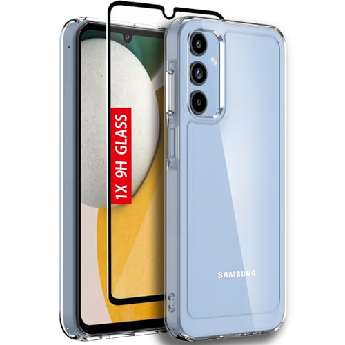 for  Galaxy-A15-5G Phone Case: Military-Grade Shockproof Phone Cover with Tempered Glass Screen Protector, Anti-Scratch & Reinforced Bumpers -