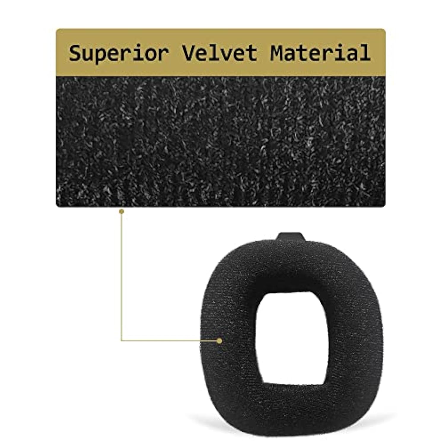 Comfort Velour Replacement Ear Pads Compatible With Astro A40 Tr Headset