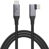 6-Foot Usb4 Cable Compatible With Thunderbolt 3, Thunderbolt 4 And Usb-C - Supports 8K Hd Display, 40Gbps Data Transfer, 240W Charging - 90-Degree Right Angle Usb-C